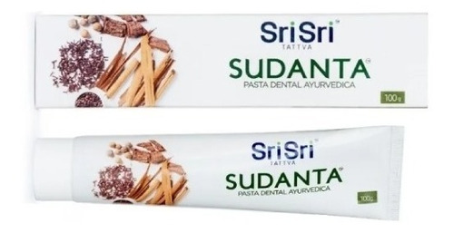 Sri Sri Pasta Dental Ayurvédica Sudanta Libre De Flúor 100g