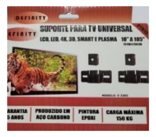 Fixador Universal Tv Monitor Parede Painel De 10 A 101 