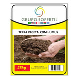 Terra Vegetal Adubada C/humus De Minhoca 25kg Adubo Organico