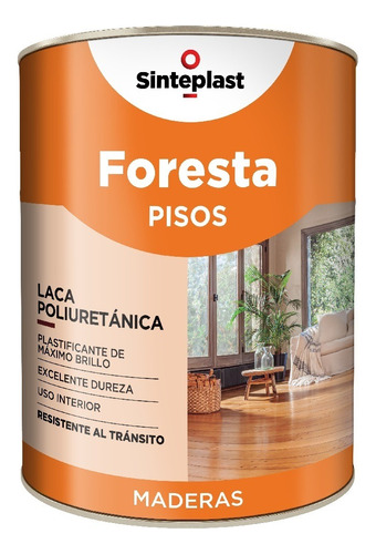 Foresta Pisos Laca Poliuretánica 1lt - Imagen Pinturerías - 