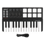 Teclado Controlador Midi Usb De 25 Teclas Mini Panda Drum Pa