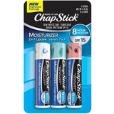Chapstick Lip Balm 4 Gr Pack X 3 Cool Mint-black Cherry-azul