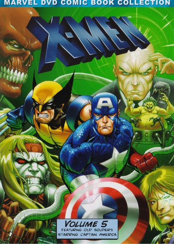 X-men Volumen 5 Cinco Serie Animada Importada Dvd
