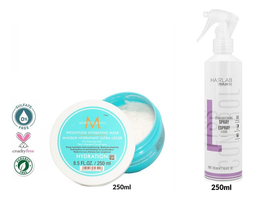 Crema Hidratante Ultraligera Moroccanoil Y Protector Termico