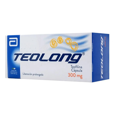 Teolong Cápsulas De Liberación Prolongada 300 Mg, 20 Cápsulas | Envío gratis