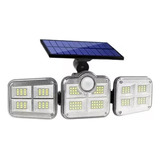 Kit 2 Refletor Led Solar Eco Light Com 3 Cabeças 800w Forte
