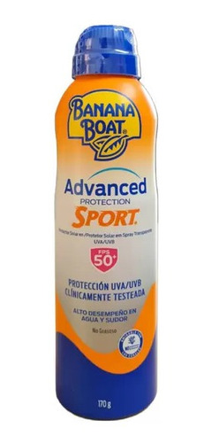 Protetor Solar Banana Boat Advanced Sport Aero Fps50 170g