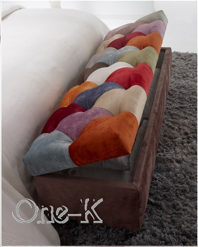 Pie De Cama, Baulera, Puff, Baul, Patchwork One-k Decco