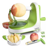 Maquina Peladora Frutas Verduras Manzanas Manual + Cortador
