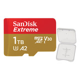 Cartão Memória Micro Sd Sandisk 1tb  Extreme 190mbs +case