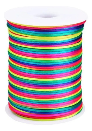 Fio Cordão Cetim Seda Rabo Rato 1mm 10m - Varias Cores