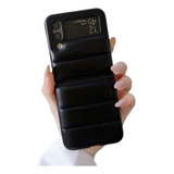 Funda Puffer Cuero Pu Antigolpes  Samsung Galaxy Z Flip3 