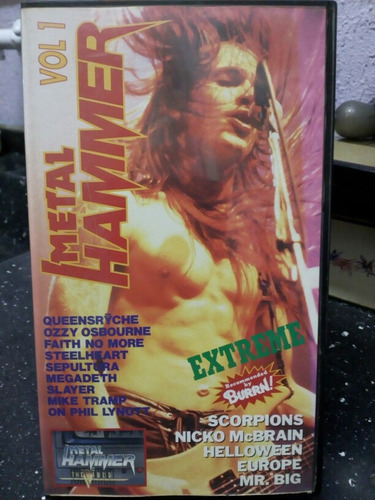 Fita Vhs Metal Hammer. Vol. 1