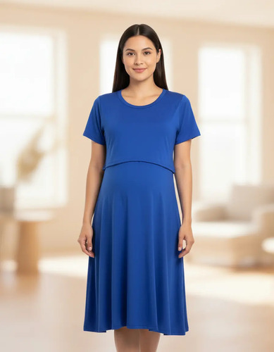 Vestido Maternidad Y Lactancia Vestido Embarazo Juvenil A
