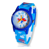 Reloj Niño Original Q&q Deportivo Azul Ideal Para Regalo