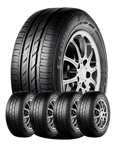 Kit 5u 195/60 R15 Ecopia Ep 150 Bridgestone Envío +5 Válv $0