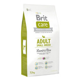  Brit Care Adult  Raza Pequeña Sabor Cordero Y Arroz 7.5kg