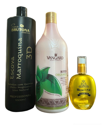 Progressiva Marroquina 3d E Botox Orgâ. + Vangard Luxury Oil
