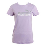 Remera Puma Ess Metallic Fem