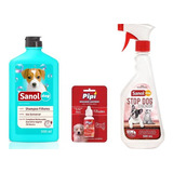 Shampoo Filhote + Atrativo Xixi Canino + Educador Sanitario