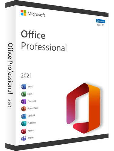 Licencia Digital - Office 2021 Profesional  1pc