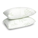 Jjdanfill Bamboo Piilow Queen Size, Almohadas Ajustables De 