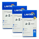 Lavitan A-z Original 180 Comprimidos Kit C/3 Unidades