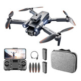 Mini Drone Lsrc Motor Sem Escova Câmera Dupla 4k Cabeça Para Evitar Obstáculos S1s Versão De 2 Baterias Con Cámara 4k Negro 2.4ghz 2 Baterías