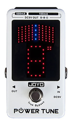 Pedal Afinador E Fonte Power Tune Joyo Jf-18r