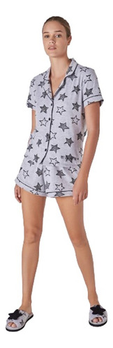 Pijama Camisero Promesse Camisa Con Short Art 10090 