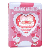 M3 Polegadas Love Heart Hollow Kpop Card Binder Titular De