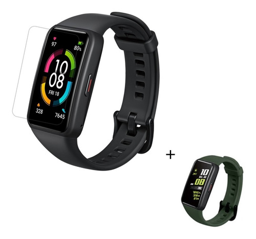 Reloj Smartwatch Honor Band 6 Monitoreo + Malla Extra + Film