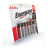 Pilas Energizer Aaa Max Alcalina Blister X 6 Unidades