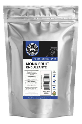 Monk Fruit Zero X1000g (1kilo) - g a $119