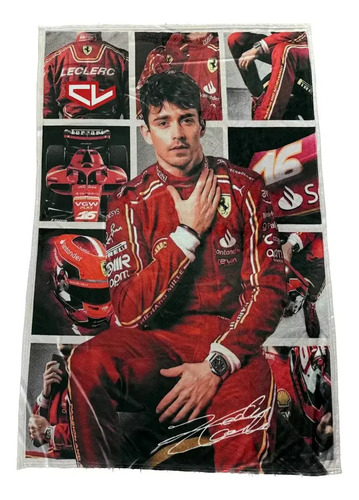 Frazada Cobija Viajera Charles Leclerc Ultra Suave Modelos