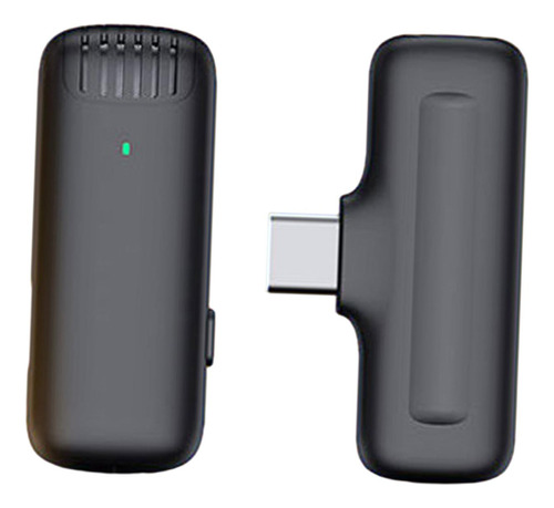 Microfone De Lapela Sem Fio 2,4 Ghz Plug And Play Usb C