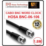 Hosa Bnc-06-106 Cabo Bnc Word Clock 1.8m Profissional 12x Sj