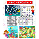 Kit Imprimible Juegos Educativos 4 A 11 Años Aprende Jugando