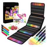 Lápices De Colores Para Adultos, 100 Unidades