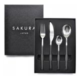 Set De Cubiertos 24 Piezas Sakura Original Gc