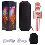 Bonaok Microfono De Karaoke Inalambrico Bluetooth, Maquin