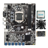 Placa Base B75 Eth Mining Lga1155 12xpcie A Usb Msata Ddr3