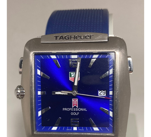 Reloj Tag Heuer Golf Edición Tiger W Silicona Acero Titanio