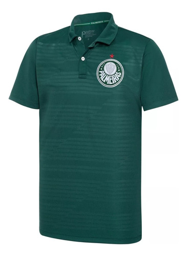 Camisa Polo Palmeiras Masculino Verde Oficial Licenciada 