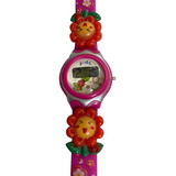 Reloj Digital Infantil Rosa Niña Florecita Primavera