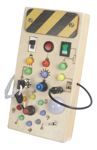 Juguetes Busy Board Con Botones De Interruptor De Luces