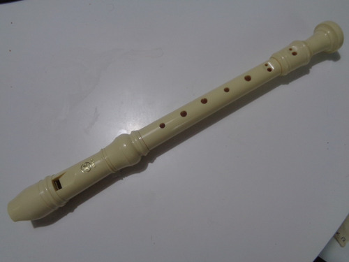 Flauta Doce Yamaha Barroca Em Ótimo Estado _ Usada