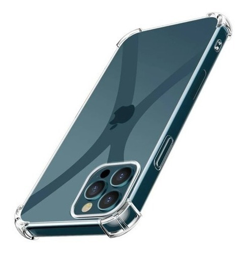 Carcasa Case Transparente Con Bordes Reforzados Para  iPhone