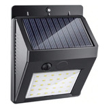 Lampara Led Solar Exterior Reflector Jardin Sensor Luz