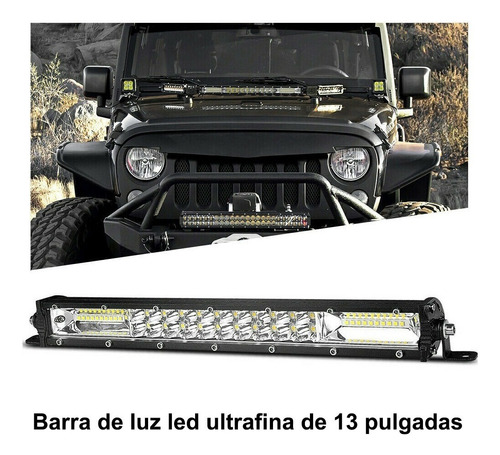 Tira De Luz Led Ultra Delgada De 13in 6500k P/motocicleta